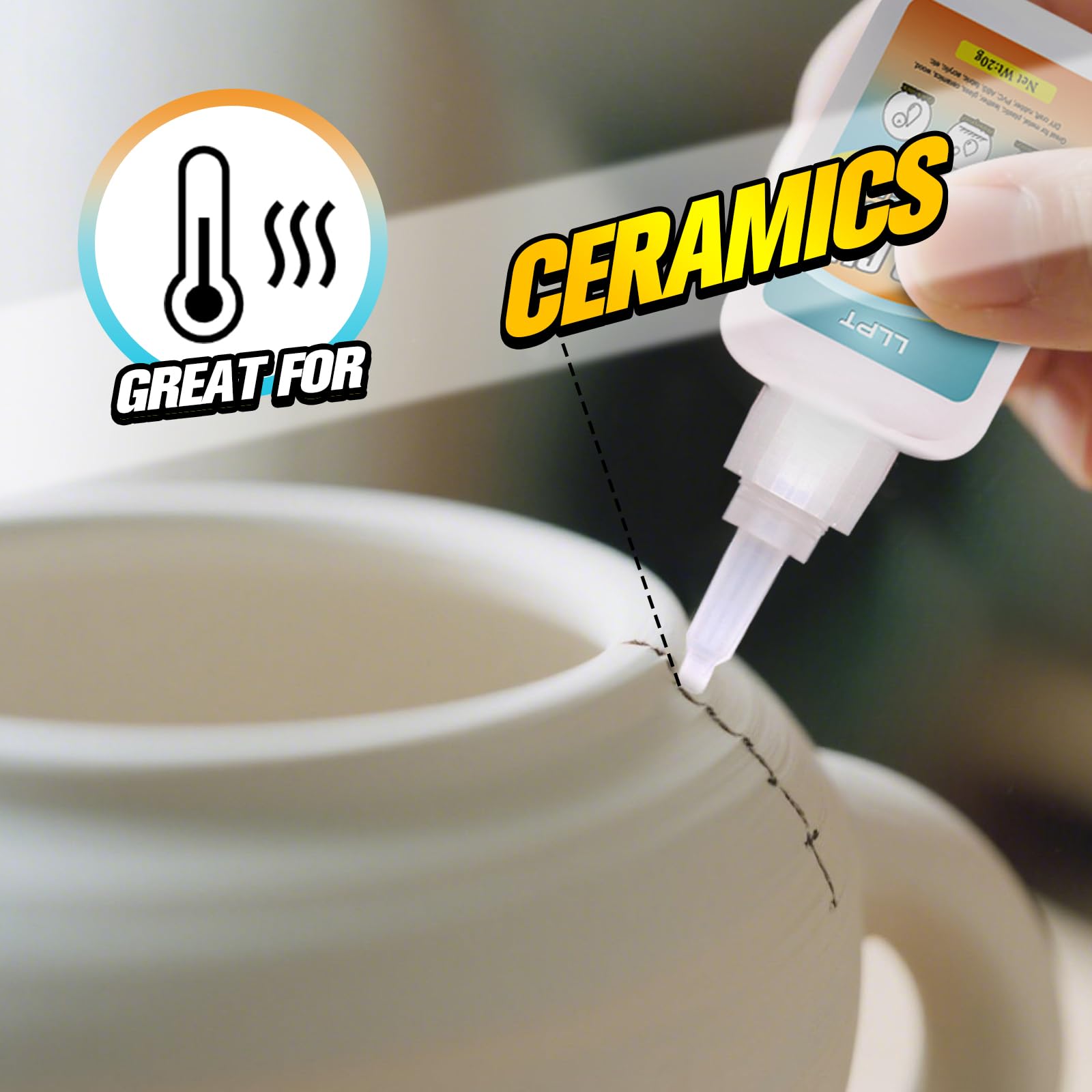 LLPT Sekundenkleber | Net 30g | Klarer Allzweckkleber mit Anti-Verstopfung | Schnell & stark Superkleber für Kunststoff Metall Glas Leder (LSG030-1) | 1 Pack 8