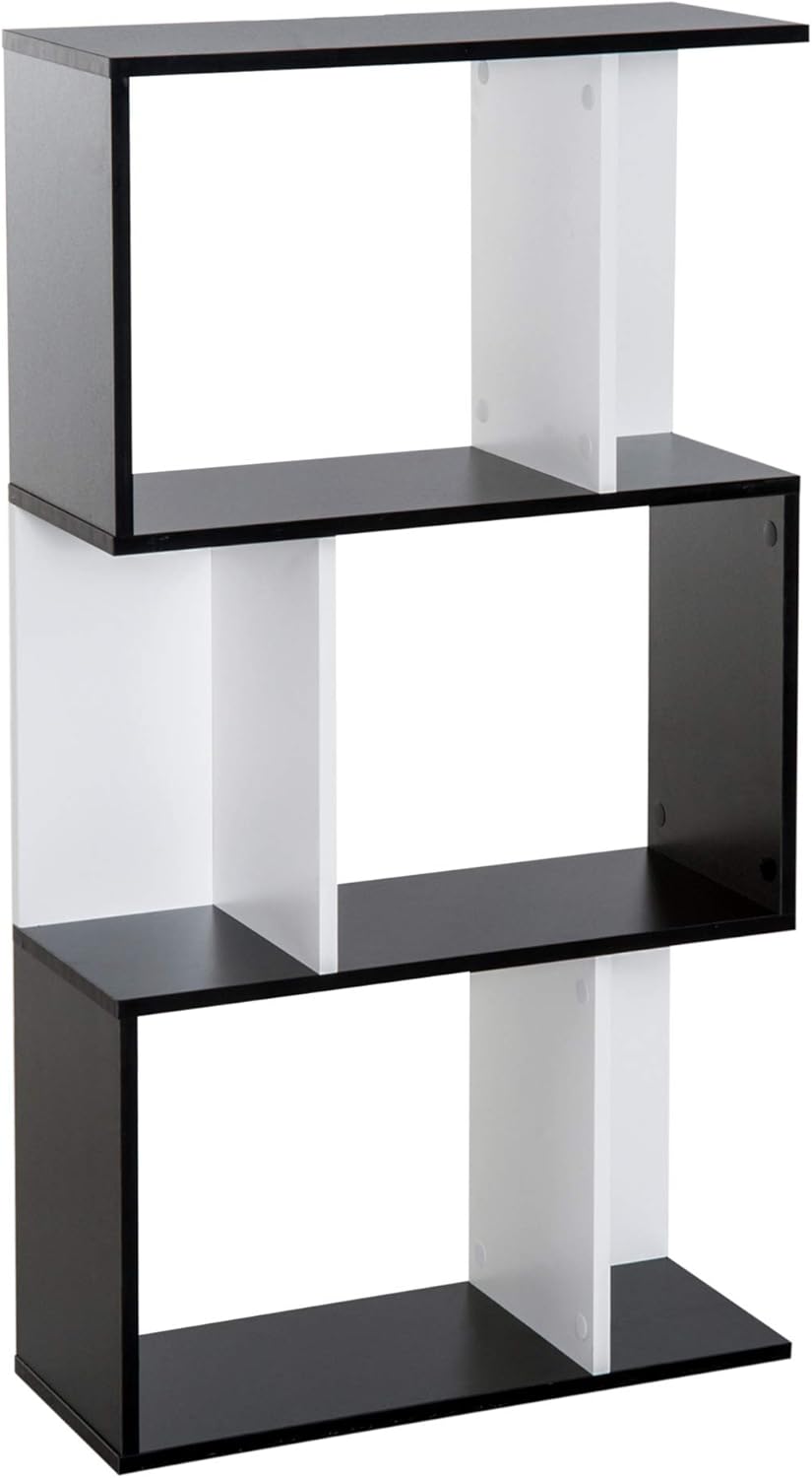 Particle Board 3tier Display Shelving Storage Bookcase Unit