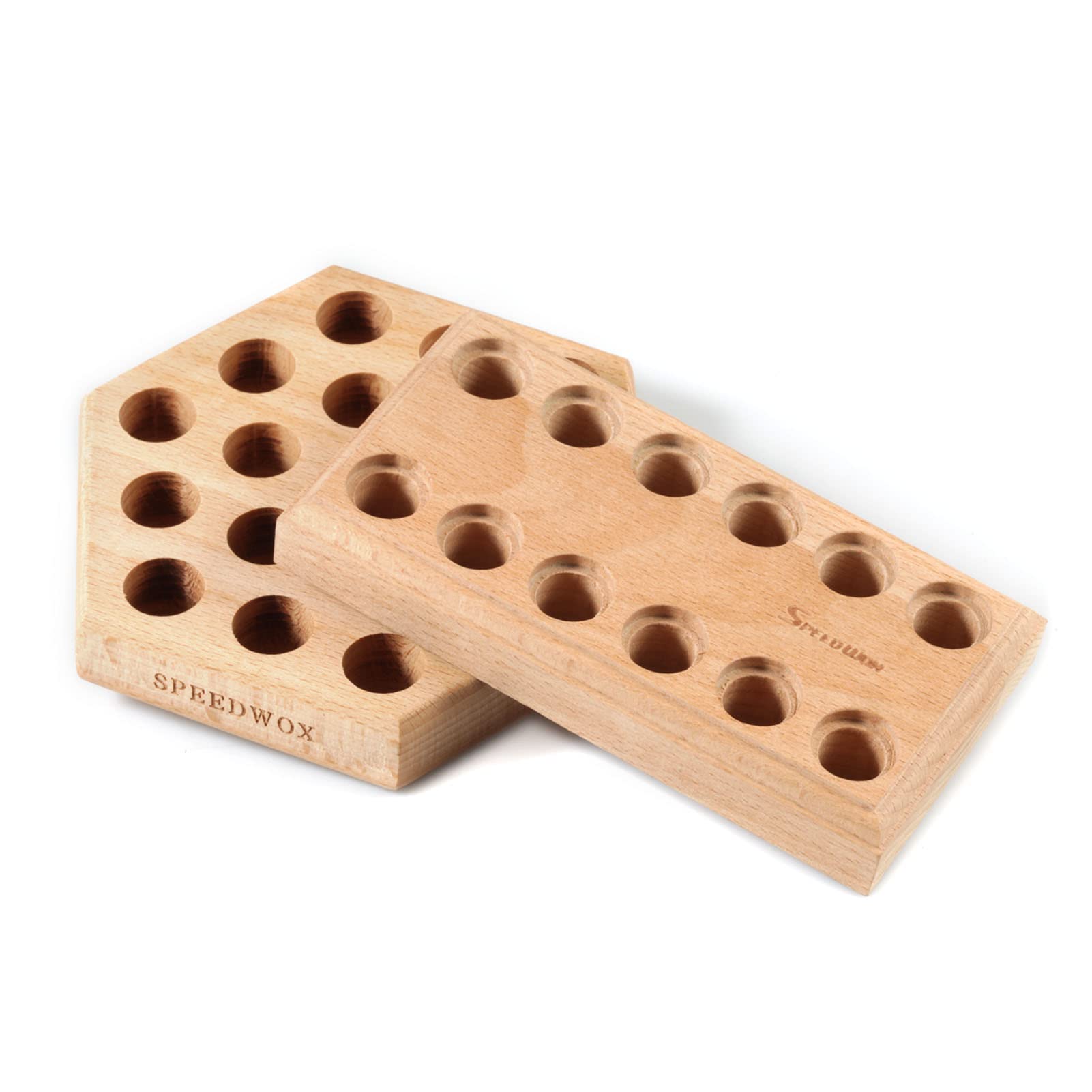 SPEEDWOX 2 Pcs Wood Pliers Block Wooden Plier Organizer Hardwood Pliers Holder Plier Rack for Pliers Stand Tool Storage Box Jewellers