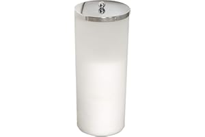 Jobar Zenna Home 7668K, Toilet Paper Canister, Frosted