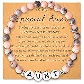 Sisadodo Christmas Birthday Gifts for Mom Mama Charm Bead Bracelet for Grandma I Love You Gifts for Aunt Long Distance Gifts for Women