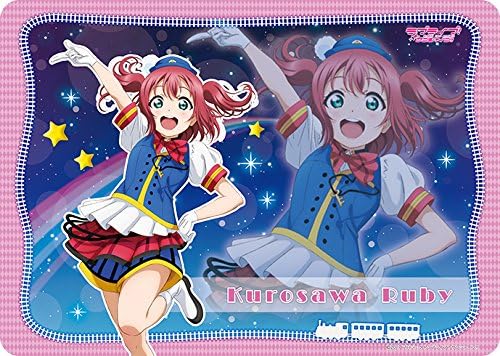 Amazon キャラクター万能ラバーマット ラブライブ サンシャイン 黒澤ルビィ Happy Party Train Ver アニメ 萌えグッズ 通販