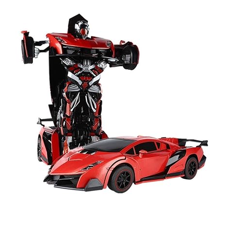 SainSmart Jr. RC Transformation Roboter, Fernbedienung Aktion Deformation Figur, Form-Schicht-Modell Auto, One-Touch-Transfor