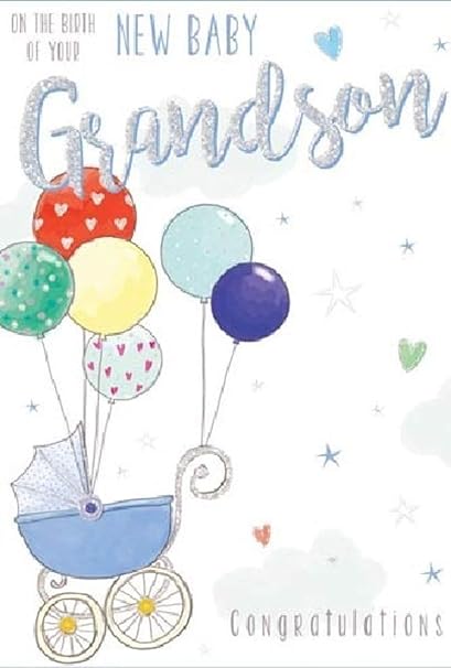 Biglietto Di Auguri Per Nipote Neonato X 14 Cm Biglietto Di Auguri Per La Nascita Del Nipote Amazon It Cancelleria E Prodotti Per Ufficio