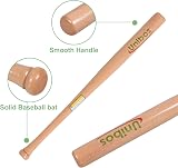 Unibos 28 Inch Wooden Aluminium Baseball Bat Anti Slip Training Practise view 3