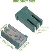 EPLZON 40A 32V MCASE Slotted Cartridge Automotive Car Truck Fuse 6 Pack view 2