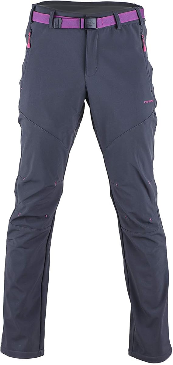 Amazon.com : Tofern Womens Winter Warm Breathable Waterproof Windproof Softshell Pants Outdoor 