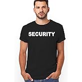 Veracco Security Guard Event Staff T-Shirt Two-Sided 2 Big Print, Men’s Uniform Tee