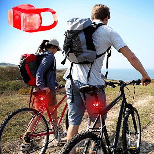 StellarLights - Solid Aircraft Aluminum Bike Light - Bright 240 Lumens LED Bicycle Headlight with Tail Light - Waterproof - Mounts in Seconds - NO Tools Required - Thumbnail 5