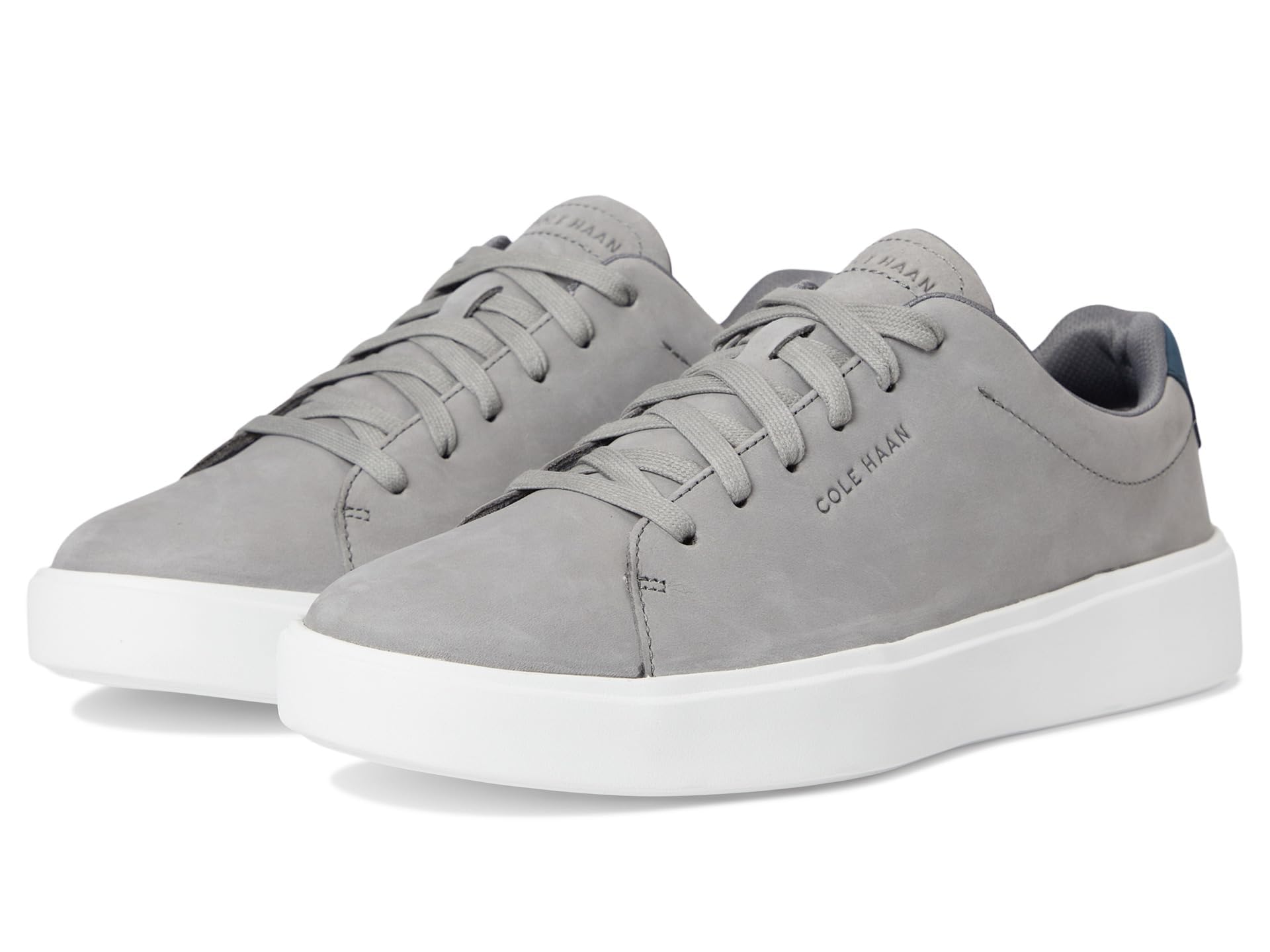 Cole Haan Men's Grand Crosscourt Traveler Sneakers, Sea Stone Nubuck/Big Dipper/Ivory, 7-M US Image