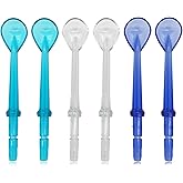 Tongue Scraper Attachment Replacement for Waterpik Water Flosser, Replacement Tips for Waterpik Water Flosser 6 PCS