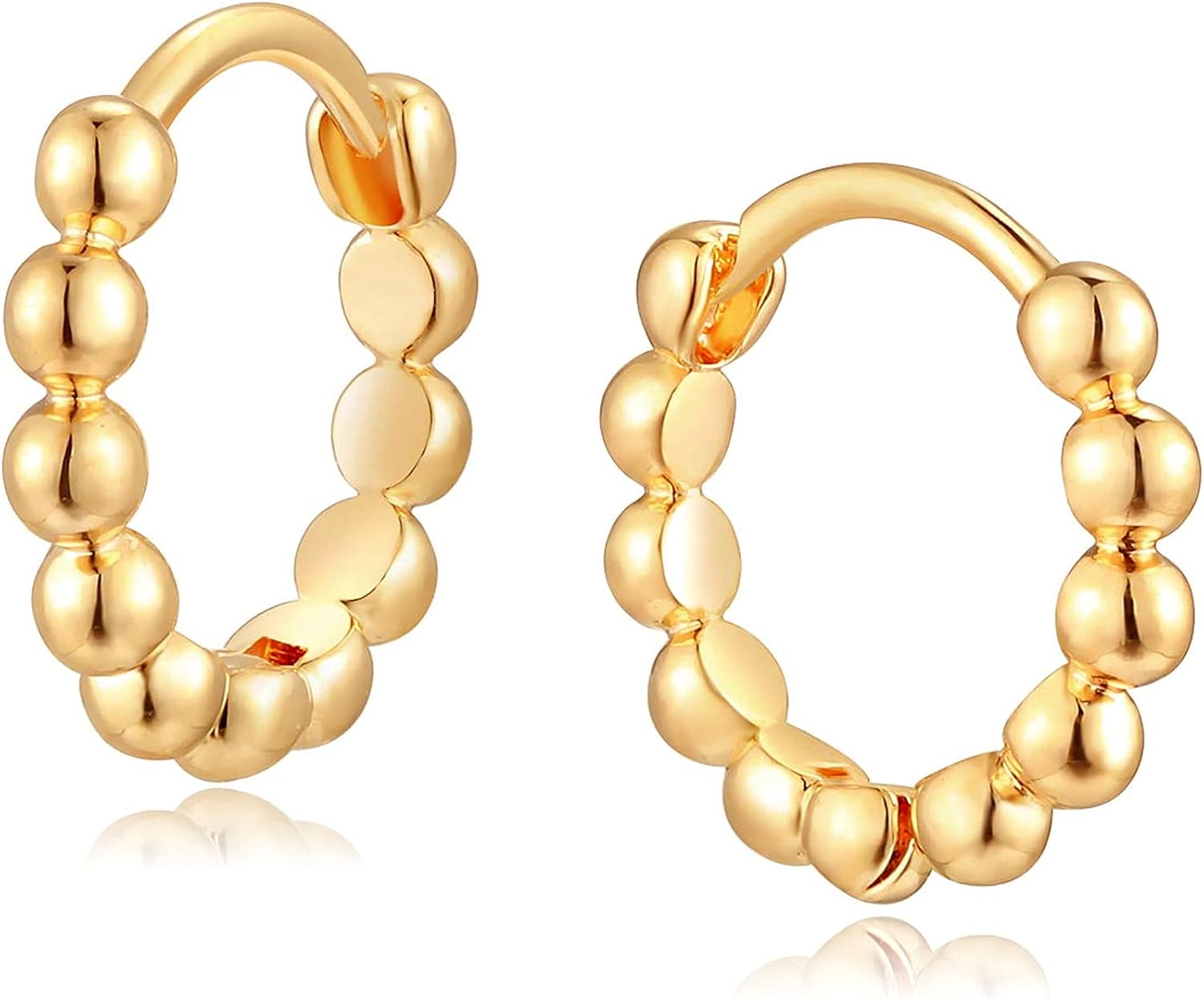 Cute huggie earrings Clearance