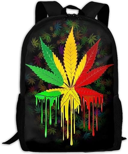 green and yellow backpack