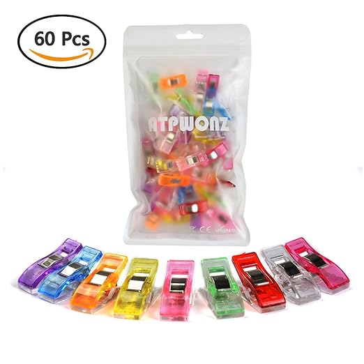 atpwonz Wonder clips de costura Craft Quilting Holding abrazaderas paquete de 60