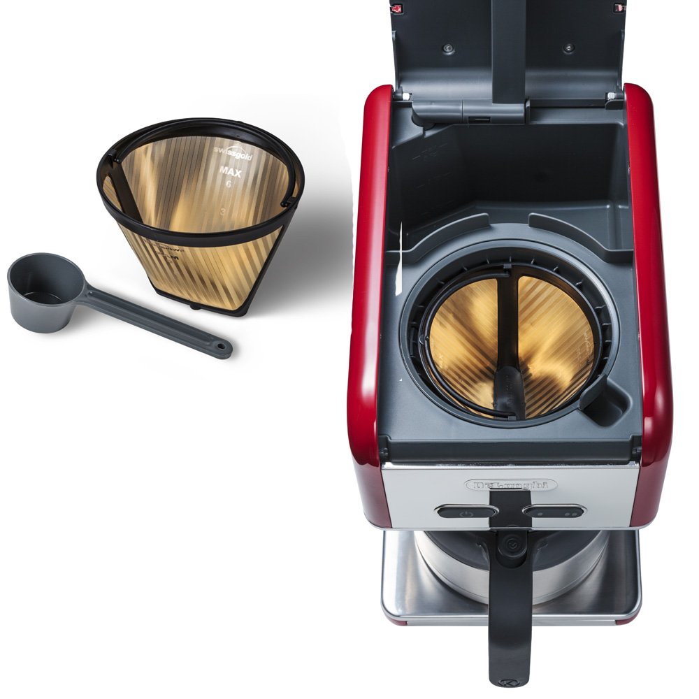 DeLonghi Kmix drip coffee maker premium CMB5TRD Red red (stainless steel t eBay