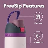 Owala FreeSip Insulated Stainless Steel Water Bottle 710 ml Dreamy Field view 2