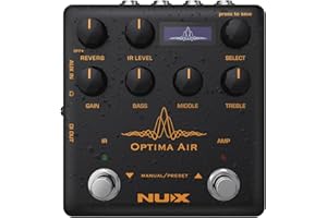 NUX Optima Air Dual-Switch Acoustic Guitar Simulator with a Preamp,IR Loader, Capturing Mode