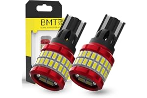 BMT xms 921 LED Light Bulbs for Reverse Light - 912 922 T15 W16W Backup Light 48-SMD 6000K White, Pack of 2