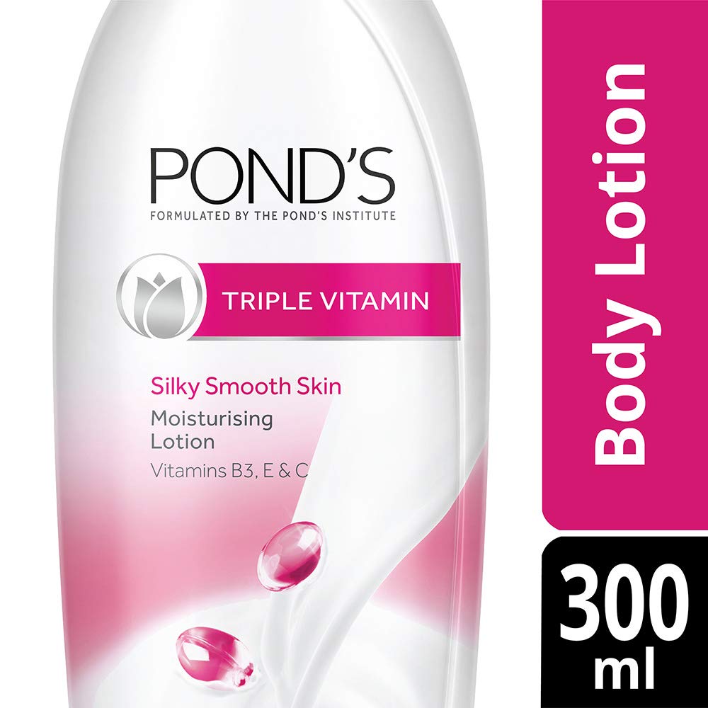 ponds triple vitamin moisturizing lotion