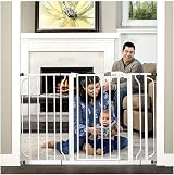 Regalo Extra Wide Baby Gate 73.6-122 cm White with Extensions