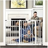 Regalo Easy Step 49-Inch Extra Wide Baby Gate, Includes 4-Inch and 12-Inch Extension Kit, Pressure Mount Kit and 4 Pack of Wa