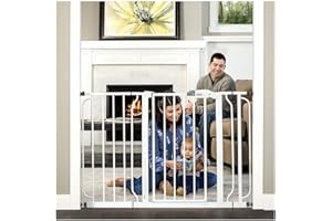 Regalo Easy Step 49-Inch Extra Wide Baby Gate, Includes 4-Inch and 12-Inch Extension Kit, 4 Pack of Pressure Mount Kit and 4 Pack of Wall Mount Kit