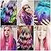 Temporary Hair Chalk - Non-Toxic Rainbow Colored Dye Pastel Kit- Color Essentials Set (24 COUNT) - BIG BOUNS (3 Pairs Disposable Gloves & 3 Disposable Shawls) by SySrion (1)