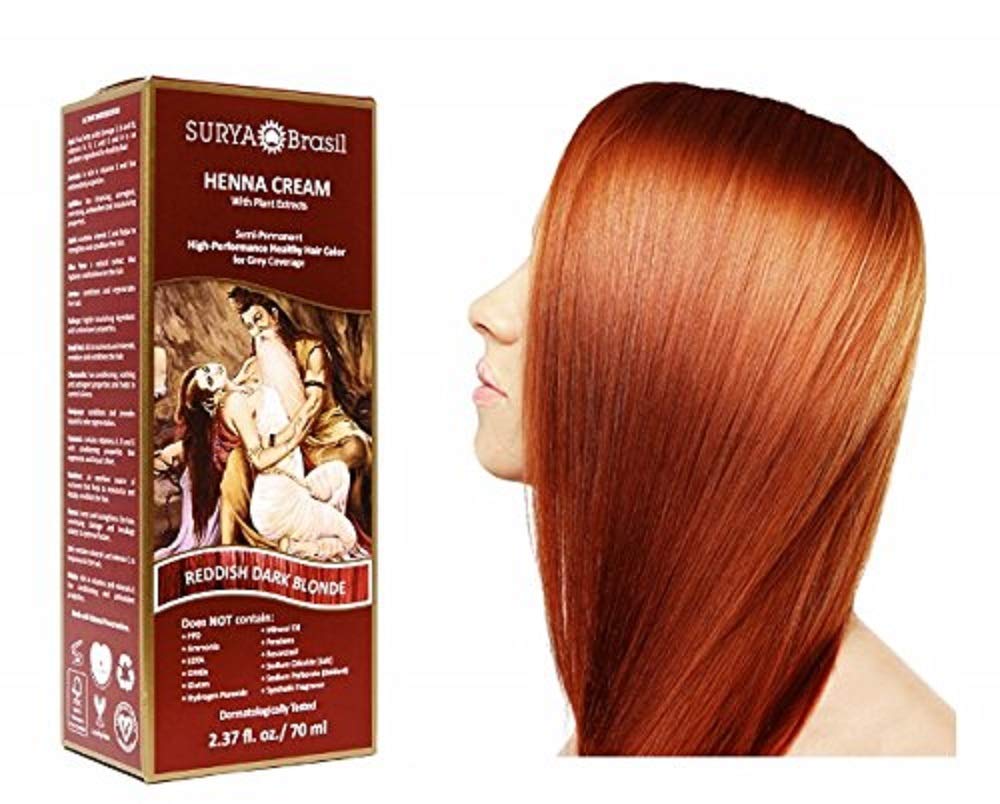 SURYA Henna Light Blonde Cream, 2.31 OZ Hair Hennas Beauty