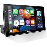 Pioneer DMH-WT3800NEX 9" Capacitive Touchscreen Floating Display Car Stereo | Digital Multimedia Receiver, Wireless Apple CarPlay &amp; Android Auto, Amazon Alexa, Bluetooth, FLAC, Backup Camera, HD Radio