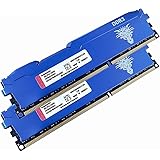 DDR3 8GBx2 (16GB kit) 1600MHz PC3-12800 CL11 240Pins 1.5V Non-ECC Unbuffered UDIMM Desktop Memory RAM (Blue)