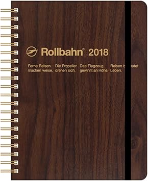 Amazon デルフォニックス ロルバーンダイアリーウッドl 18年版 17年10月はじまり ダークブラウン 手帳 文房具 オフィス用品