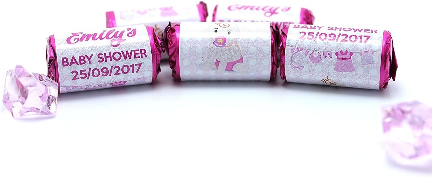 personalised love hearts baby shower