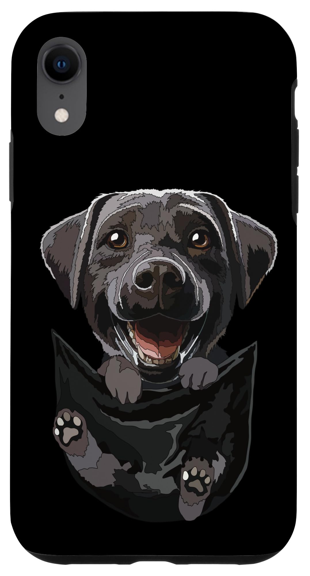 iPhone XR Funny Black Labrador Puppy Retriever Black Lab Dog Mom Dad Case