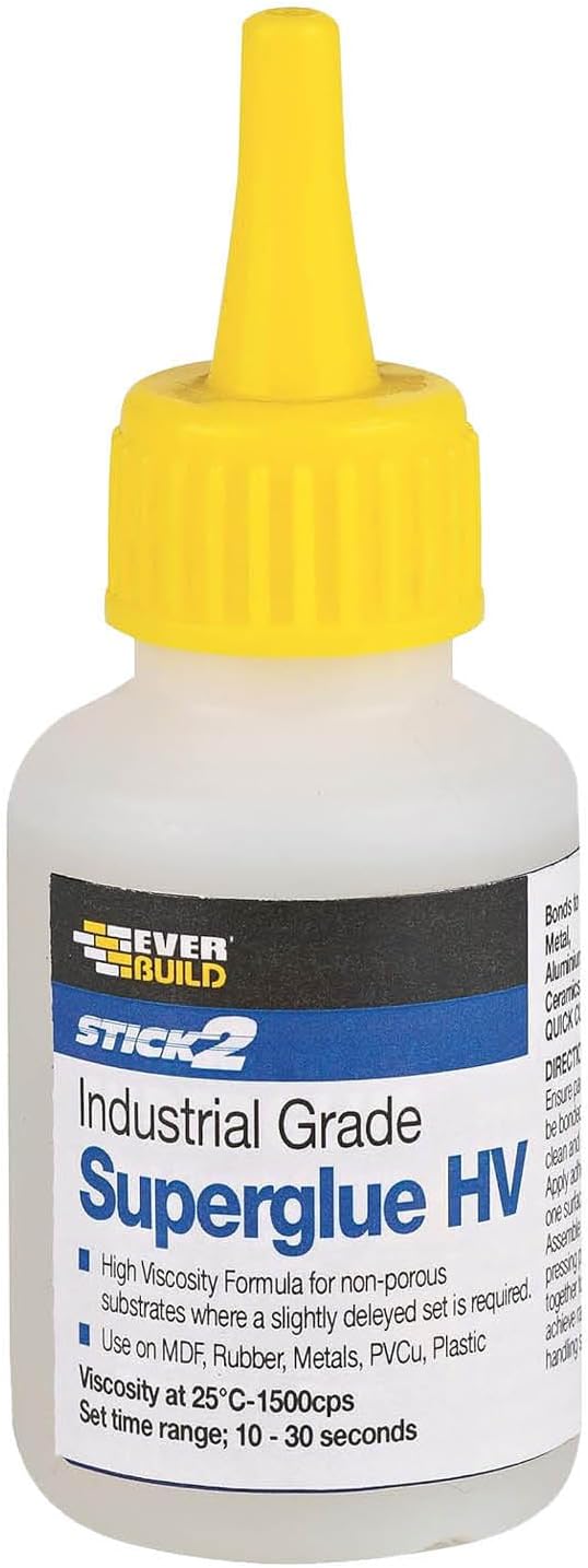 Everbuild Stick2 High Viscosity Superglue 20g Industrial Grade