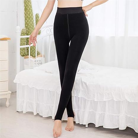 Amazon Co Jp ハイウエストレギンス 超厚手のパンツ 冬の暖かいハイウエストパンツ レディースランニングタイツ Color 800g サイズ X Large 58 70kg ホーム キッチン