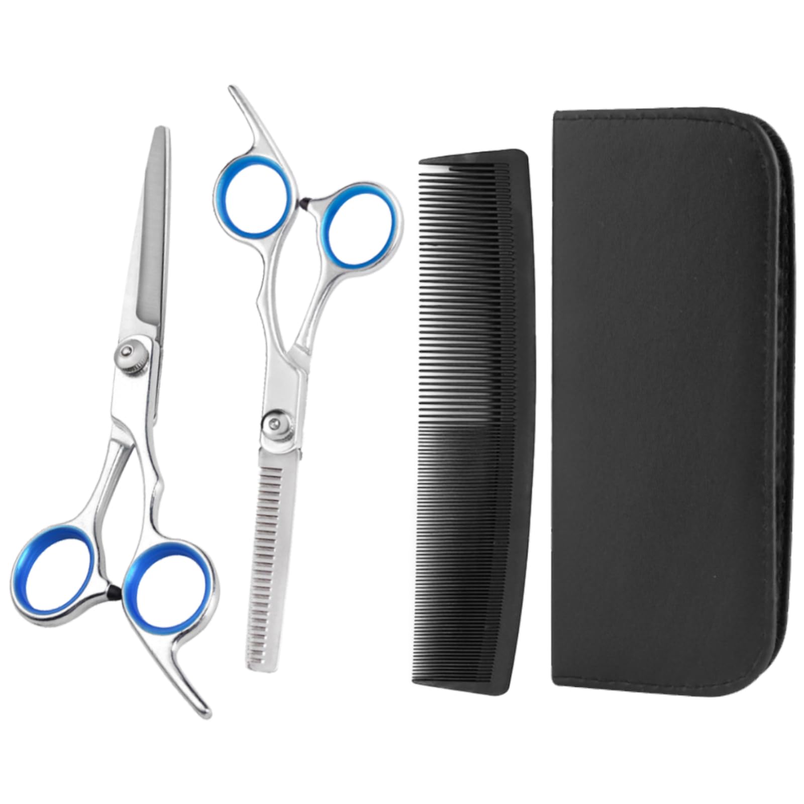 DKDDSSS Hairdressing Scissors Hair Scissors, Thinning Scissors Set Professional Hair Scissors Thinning Shears, Hairdressing Cutting Scissors Barber Scissor Suitable for All Hair Cutting 6.0 inch
