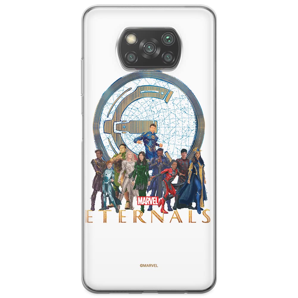 ERT GROUP mobile phone case for Xiaomi POCOPHONE X3 original and officially Licensed Marvel pattern Eternals 006 optimally adapted to the shape of the mobile phone, case made of TPU