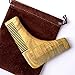 Beard Comb & Shaping Tool by Beard and Burns - 100% Natural Sandalwood Comb - Perfect with Beard Oil & Balms - Anti Static & Snag Free - Great Addition to Beard Kit