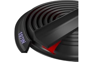 Shower Threshold Water Dam Silicone - 197 In Shower Water Guard for Walk in Shower Dam Water Stopper for Shower Seal Strip for Kitchen Bathroom Black by Hzetuu