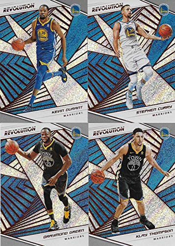 Golden State Warriors Factory Sealed 20 Card Favorite Team Set Pack Featuring 2018 2019 Revolution Series Cards of Stephen Curry, Kevin Durant, Draymond Green and Klay Thompson Plus 16 Other Cards
