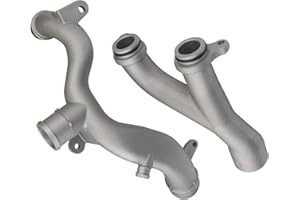 omoZone Upgraded Aluminum Thermostat Top Crossover Hose Coolant Pipe Compatible with Land Rover Range Rover Sport LR4,Jaguar XF XJ XE 3.0L V6/5.0L V8 Replaces LR092992 LR090630 AJ813917 C2Z28536