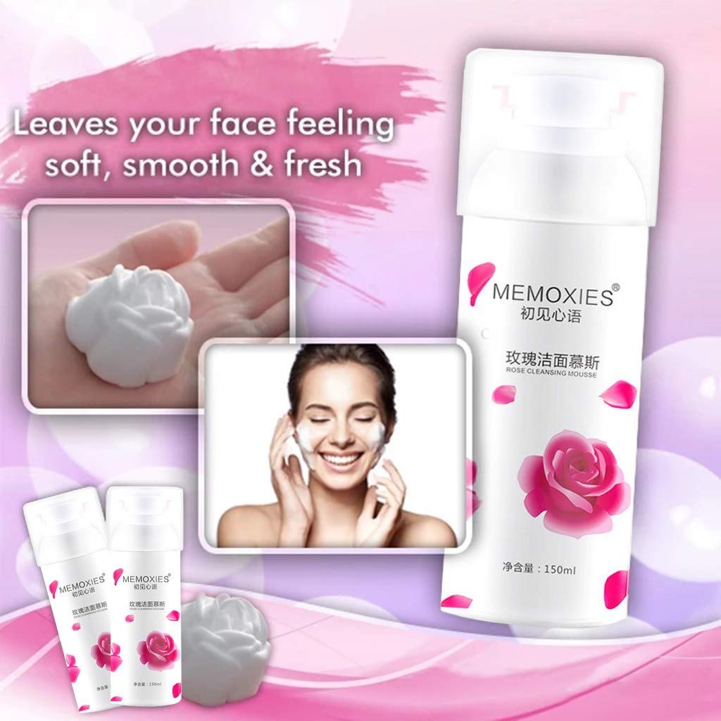 3d rose face wash