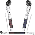 4-in-1 Gorilla Tag Long Arms for Meta Quest 3S/3/Oculus Quest 2/ Quest Pro/Rift S Controller, YUANHOT Long Arm Extenders Handle Attachments, VR Accessories for Beat Saber/Gorilla Tag/Golf Club Game
