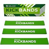 KICK BANDS Chair Bands for Kids with Fidgety Feet 3-Pack - ADHD Fidget Kickbands for Classroom Chairs &amp; Desks - Solace Sensory Kickband (GREEN)
