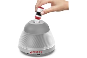 FOUR E'S SCIENTIFIC 5000 RPM Vortex Mixer Paint Shaker, Fast Mixing Touch Mode for Miniature Paint, Lash Extensions Adhesive, Nail Polish, Grey