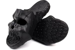 MAIITRIP Skull Slides Sandals for Men Women,Non Slip Sport Cloud Cloudies Slides Slippers,Open Toe Slip on Comfy Beach Halloween Skull Slides Shower House Home Indoor Outdoor Thick Soft Shoes