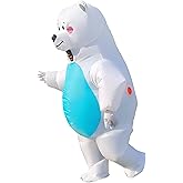 Inflatable Costume Adult Bear Costume Blow up Costumes for Adults Cosplay Party Festival Halloween Parade Carnival Suit Jumpsuit Inflatable Costumes for Adults