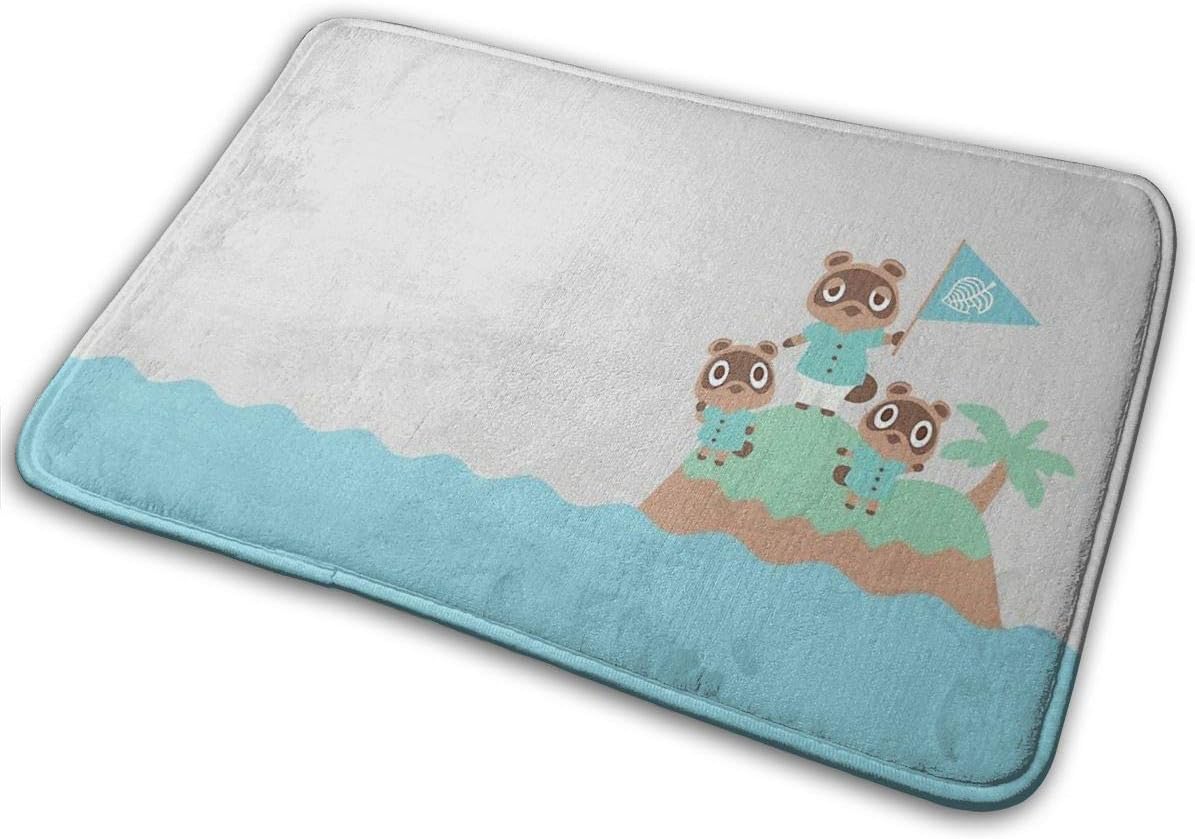 BaboLye Animal Crossing New Horizons-Tom, Timmy, and Tommy Welcome Doormat Indoor Outdoor Entrance Rug Floor Mats Shoe Scraper 15.8'X23.6'