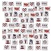 109 Piece Mega Patriotic Toy Novelty Assortment; 72 Glitter Patriotic Temporary Tattoos; 12 Patriotic Rubber Ducks; 12 Patriotic Paper Fans; 12 33