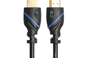 C&E High Speed HDMI Cable 50 Feet, Supports Ethernet, 3D and Audio Return, UltraHD 4K Ready, Latest Specification Cable, CNE5